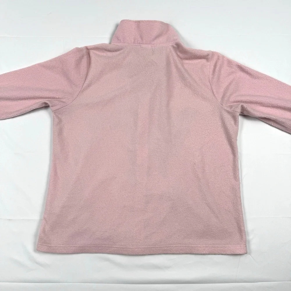 Disney Tinker Bell Pink Fleece Full Zip Womens Fleece Jacket Cardigan Sweater XL - Picture 10 of 12